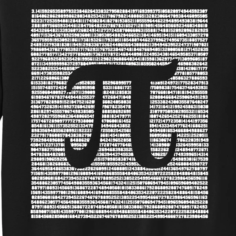 Funny Pi Day Number 3 14 March 14 Math Geek Nerd Cute Gift Tall Sweatshirt