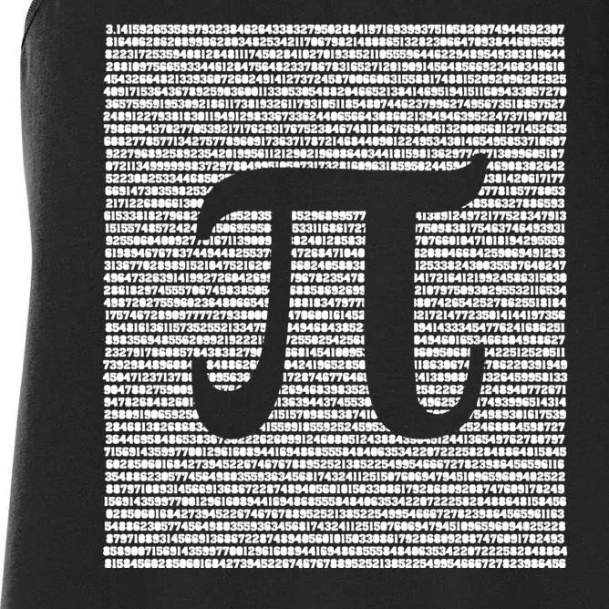 Funny Pi Day Number 3 14 March 14 Math Geek Nerd Cute Gift Women's Racerback Tank