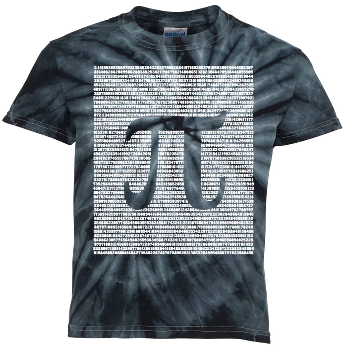 Funny Pi Day Number 3 14 March 14 Math Geek Nerd Cute Gift Kids Tie-Dye T-Shirt