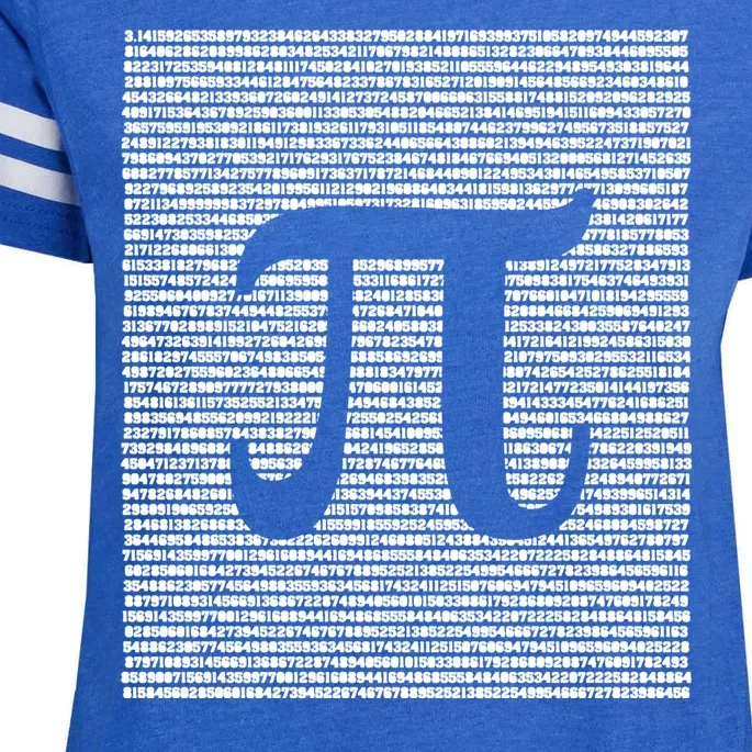 Funny Pi Day Number 3 14 March 14 Math Geek Nerd Cute Gift Enza Ladies Jersey Football T-Shirt