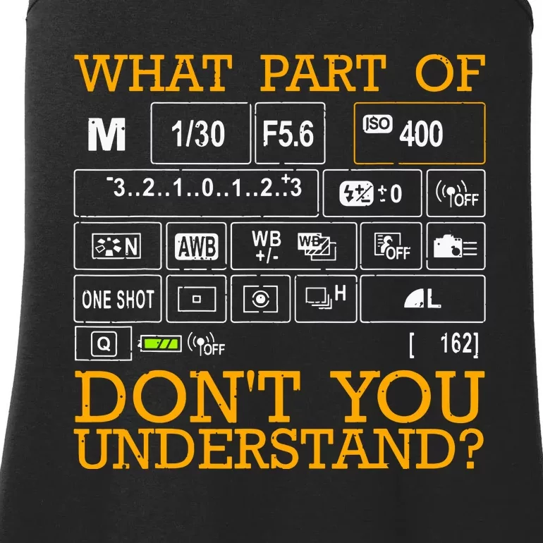 Funny Photography Design Women Photographer Instructors Ladies Essential Tank