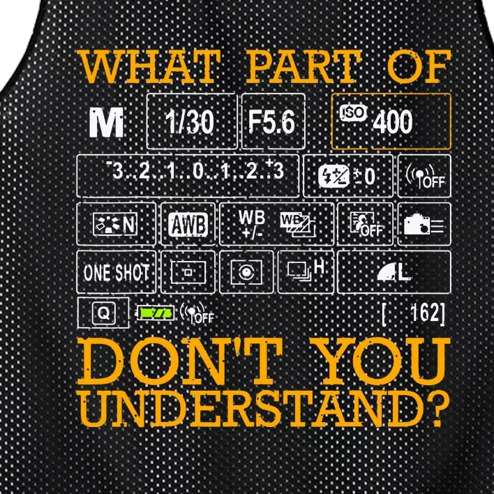 Funny Photography Design Women Photographer Instructors Mesh Reversible Basketball Jersey Tank