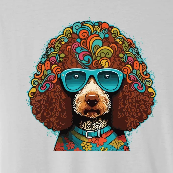 Funny Poodle Dog Miniature Poodle Toy Poodle Hippie ChromaSoft Performance T-Shirt