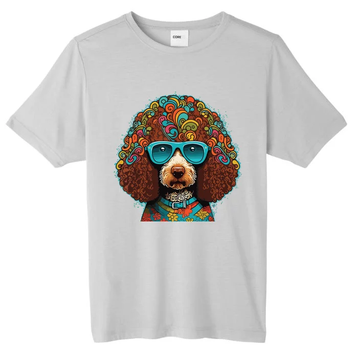 Funny Poodle Dog Miniature Poodle Toy Poodle Hippie ChromaSoft Performance T-Shirt