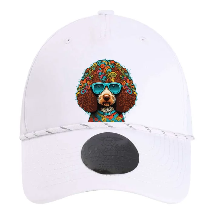 Funny Poodle Dog Miniature Poodle Toy Poodle Hippie Performance The Dyno Cap