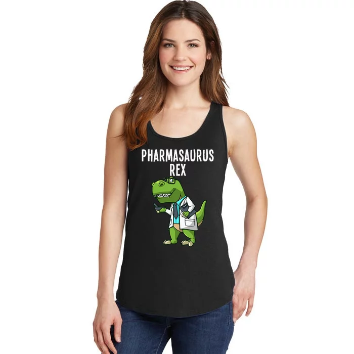 Funny Pharmacy Dinosaur Design For  Pharmacists Ladies Essential Tank