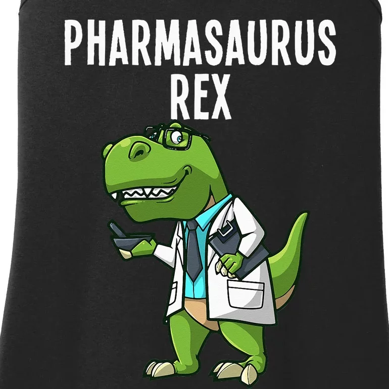 Funny Pharmacy Dinosaur Design For  Pharmacists Ladies Essential Tank