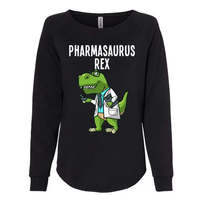 Funny Pharmacy Dinosaur Design For  Pharmacists Womens California Wash Sweatshirt