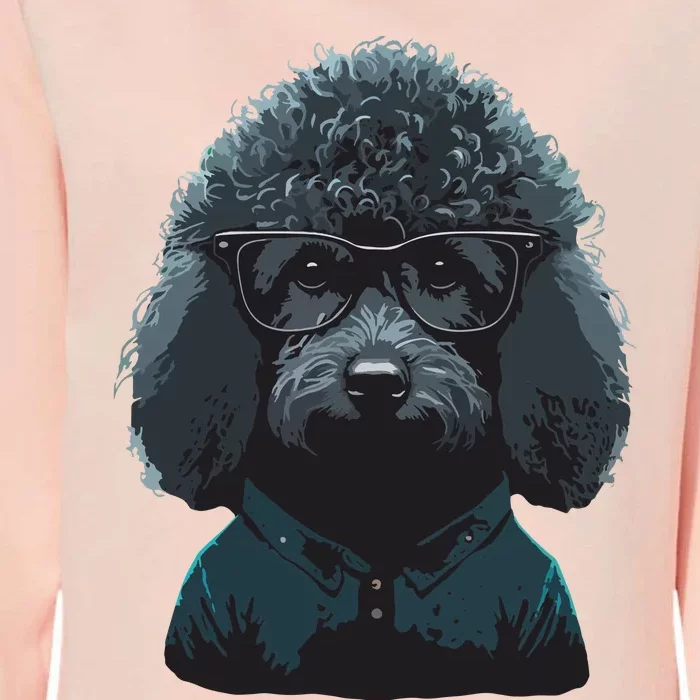 Funny Poodle Dog Miniature Poodle Toy Poodle Hipster Womens California Wash Sweatshirt