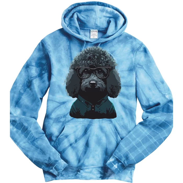 Funny Poodle Dog Miniature Poodle Toy Poodle Hipster Tie Dye Hoodie