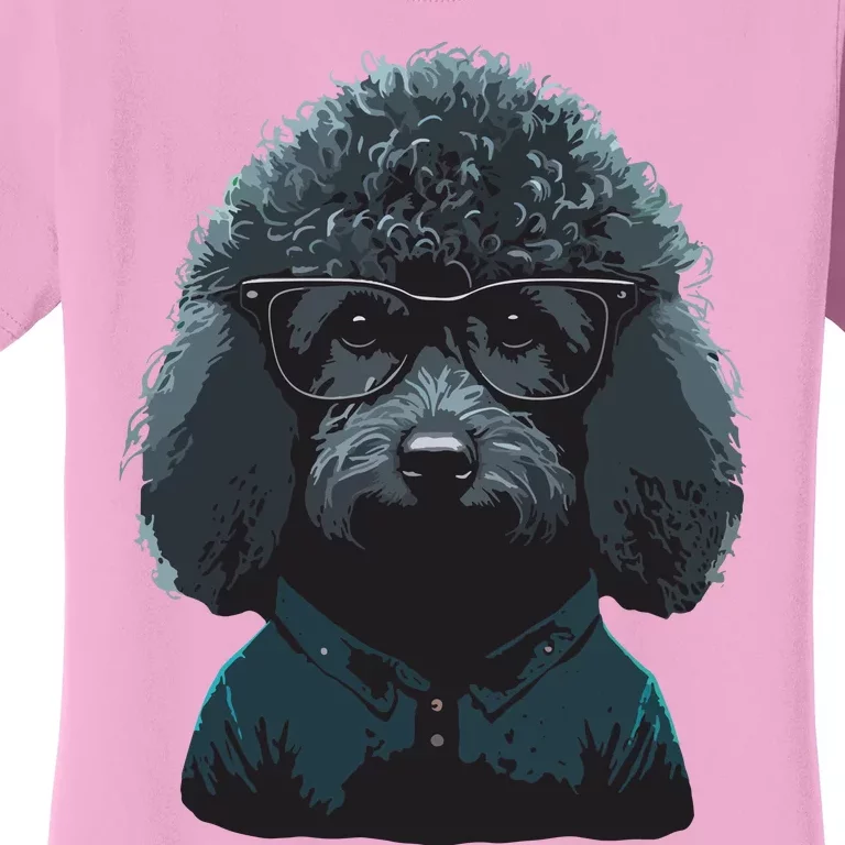 Funny Poodle Dog Miniature Poodle Toy Poodle Hipster Women's T-Shirt