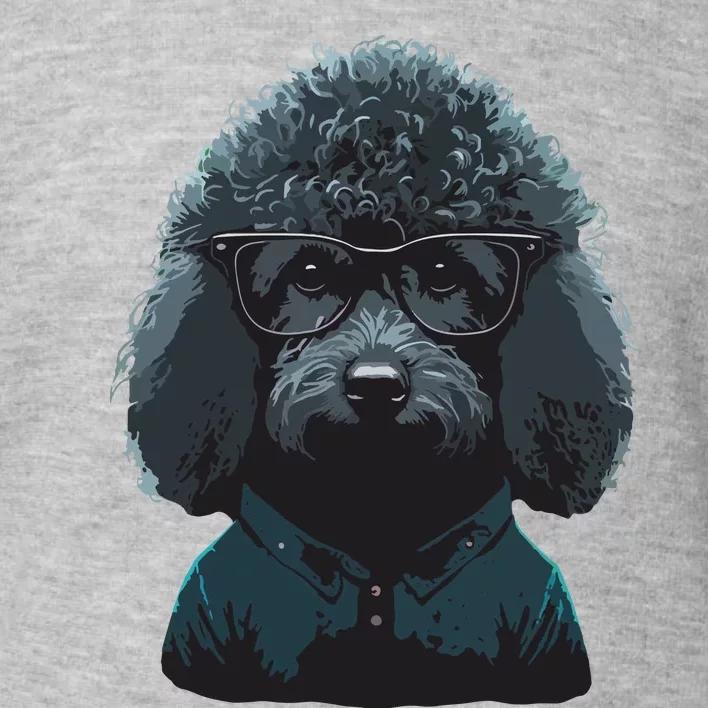 Funny Poodle Dog Miniature Poodle Toy Poodle Hipster Toddler Sweatshirt