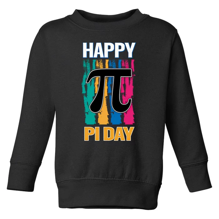 Funny Pi Day Pi Tie Dye Math Teacher Lover Science Pi Day Great Gift Toddler Sweatshirt