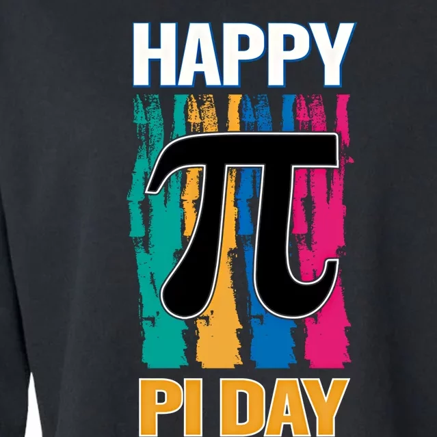 Funny Pi Day Pi Tie Dye Math Teacher Lover Science Pi Day Great Gift Cropped Pullover Crew