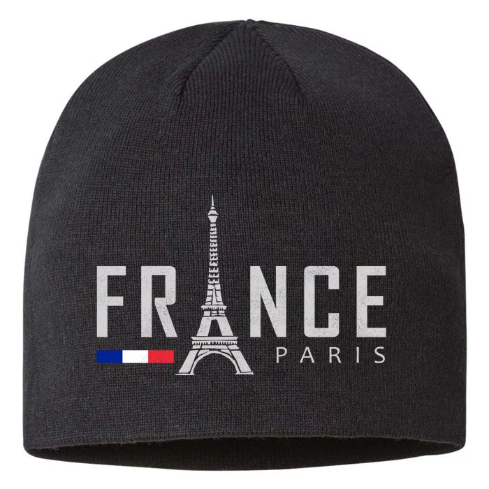 France Paris Eiffel Tower 8 1/2in Sustainable Knit Beanie