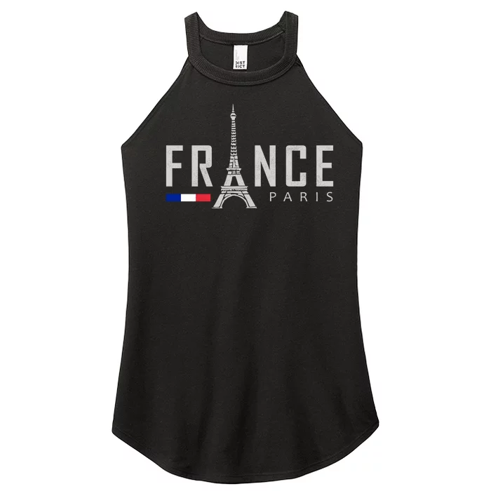 France Paris Eiffel Tower Women’s Perfect Tri Rocker Tank