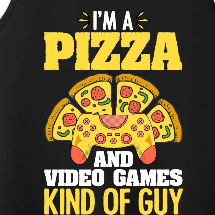 Funny Pizza Eater Game For Computer Gamer Cheesy Food Lovers Gift Performance Tank