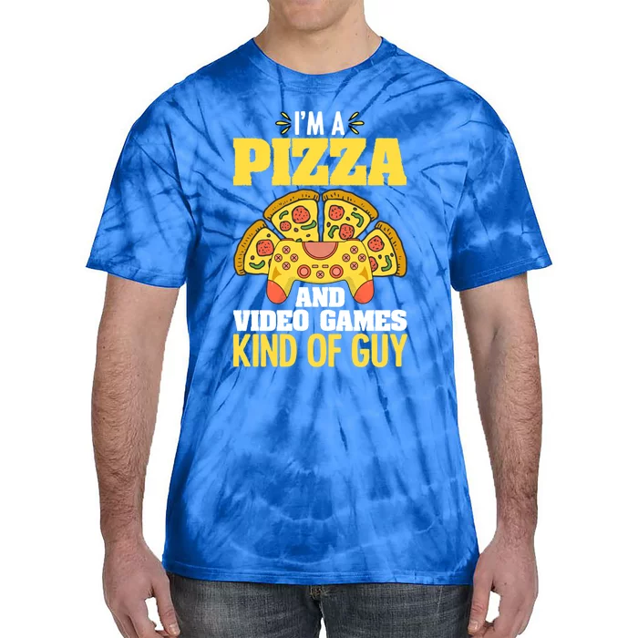 Funny Pizza Eater Game For Computer Gamer Cheesy Food Lovers Gift Tie-Dye T-Shirt