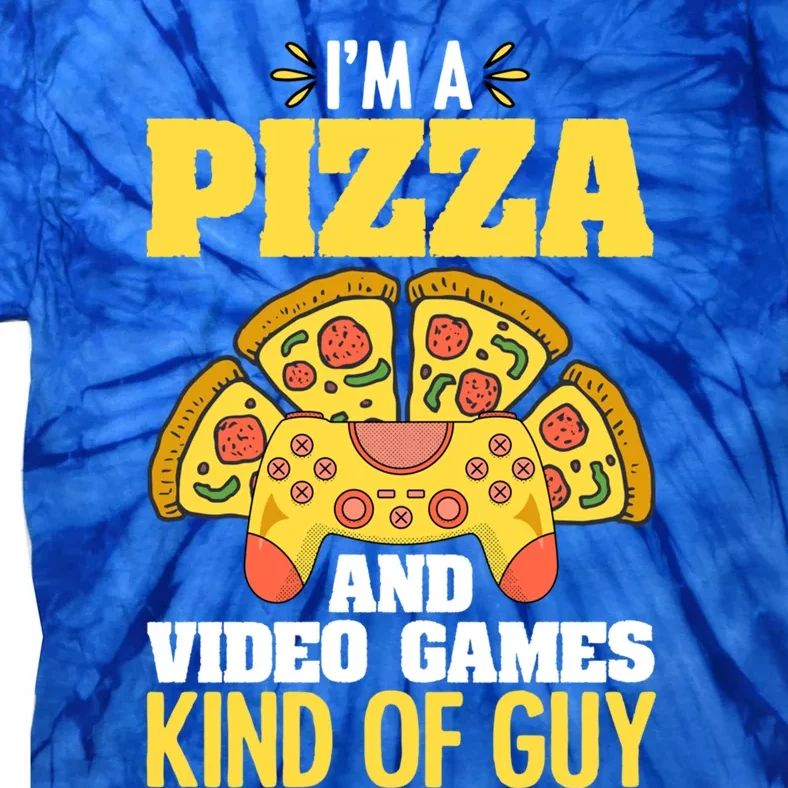 Funny Pizza Eater Game For Computer Gamer Cheesy Food Lovers Gift Tie-Dye T-Shirt