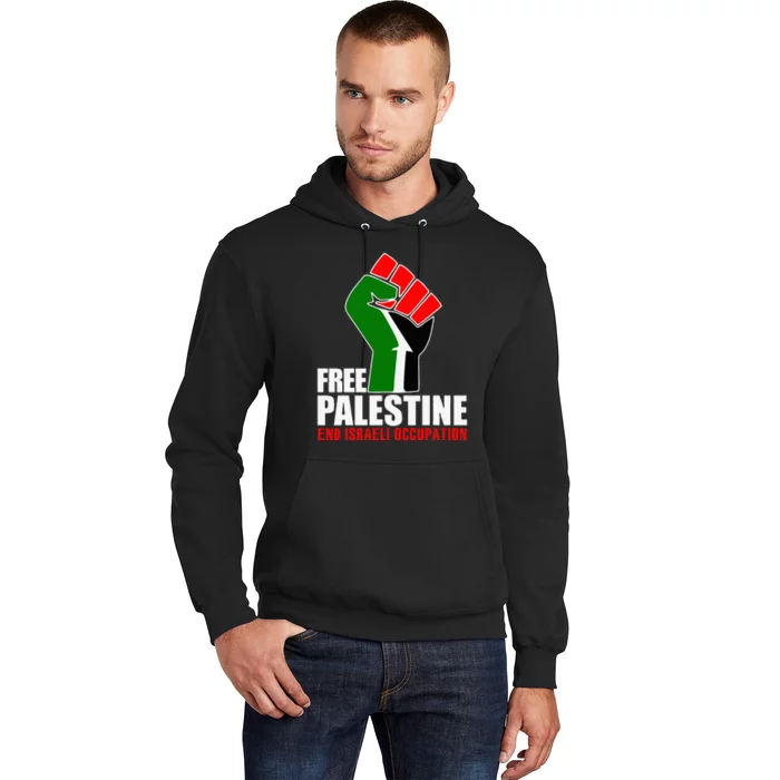 Free Palestine End Israeli Occupation Hoodie