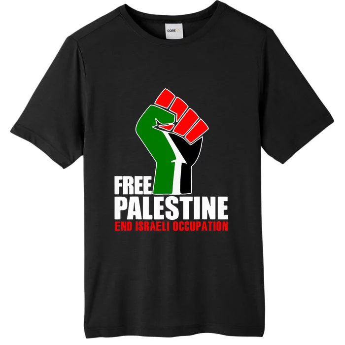 Free Palestine End Israeli Occupation ChromaSoft Performance T-Shirt