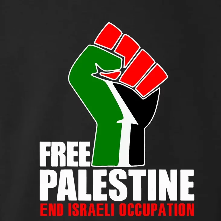 Free Palestine End Israeli Occupation Toddler Hoodie