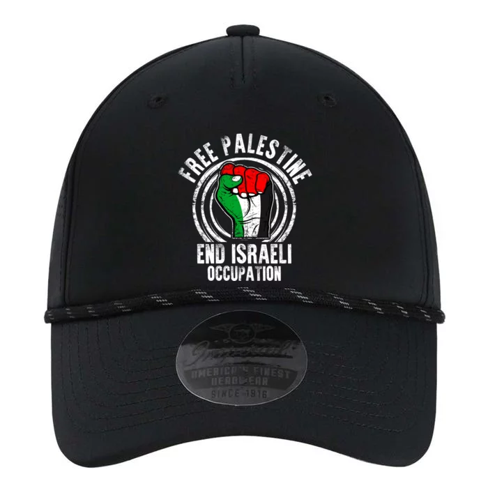 Free Palestine End Israeli Occupation Palestine Flag Graphic Meaningful Gift Performance The Dyno Cap