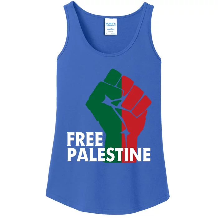 Free Palestine End The Occupation Save Gaza Meaningful Gift Ladies Essential Tank