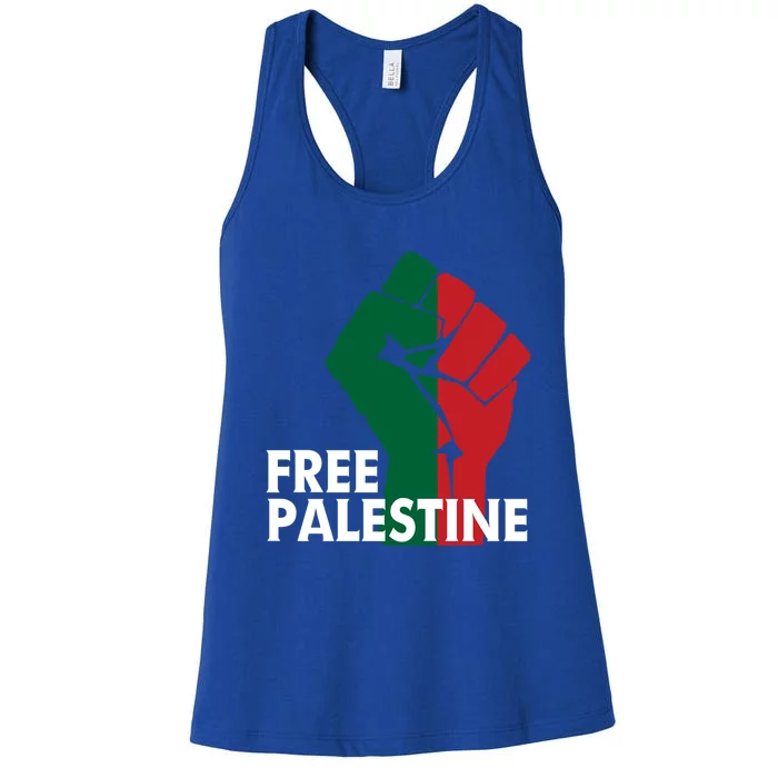 Free Palestine End The Occupation Save Gaza Meaningful Gift Women's Racerback Tank