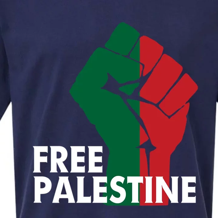 Free Palestine End The Occupation Save Gaza Meaningful Gift Sueded Cloud Jersey T-Shirt