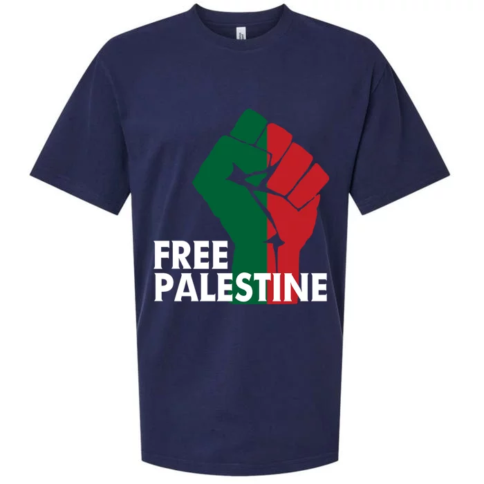 Free Palestine End The Occupation Save Gaza Meaningful Gift Sueded Cloud Jersey T-Shirt