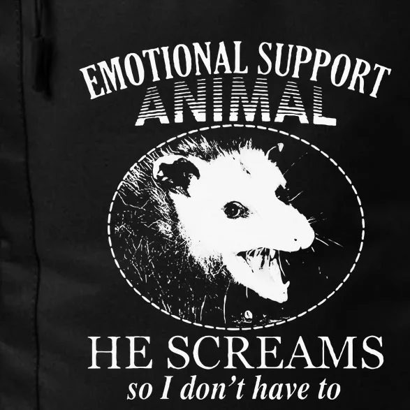 Funny Possum Emotional Support Animal Funny Opossums Memes Daily Commute Backpack