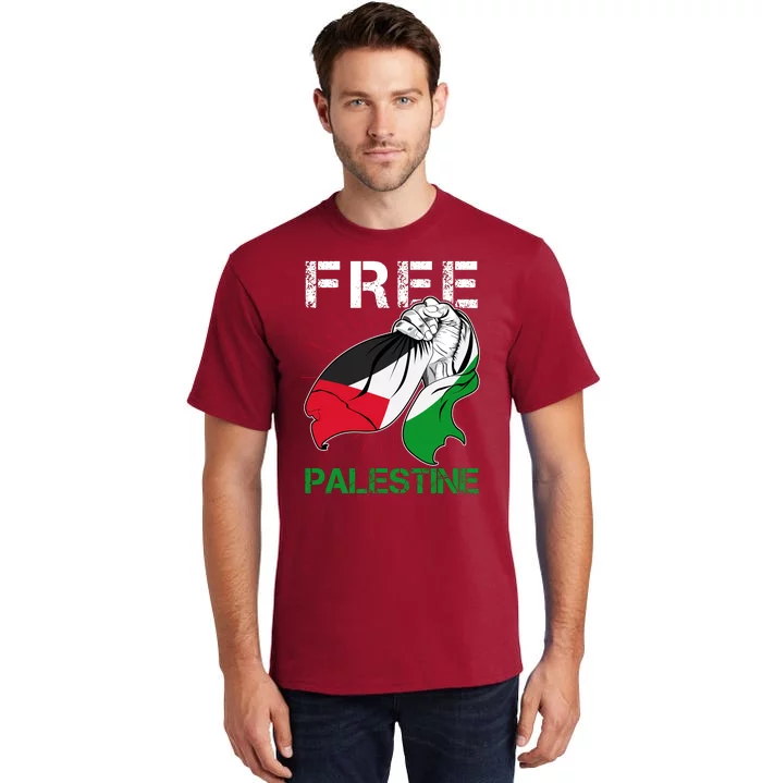 Free Palestine End War Support Palestine Tall T-Shirt