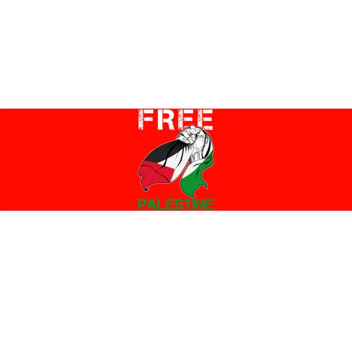 Free Palestine End War Support Palestine Bumper Sticker