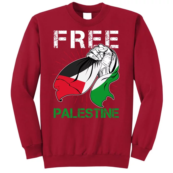 Free Palestine End War Support Palestine Tall Sweatshirt