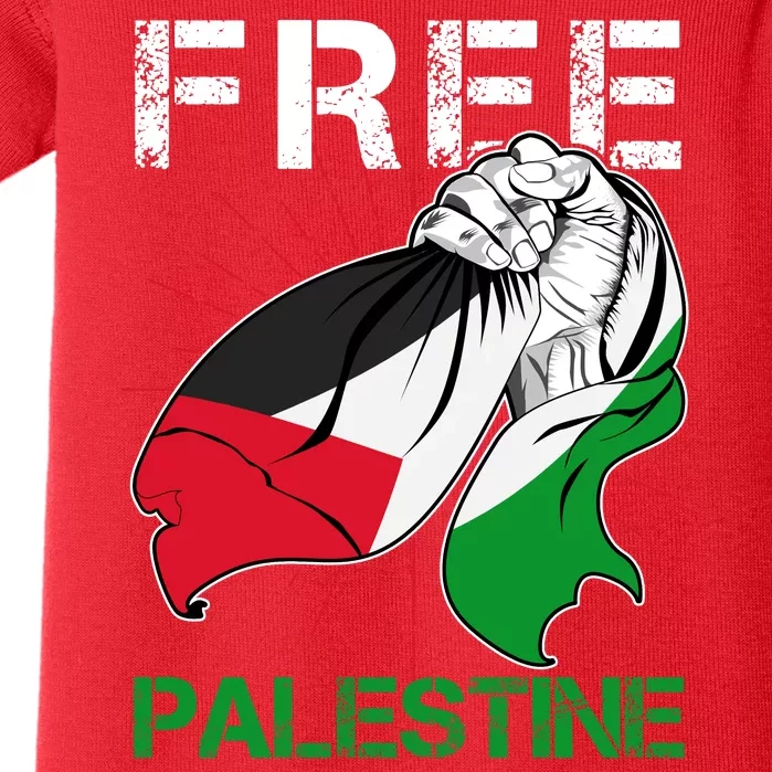 Free Palestine End War Support Palestine Baby Bodysuit