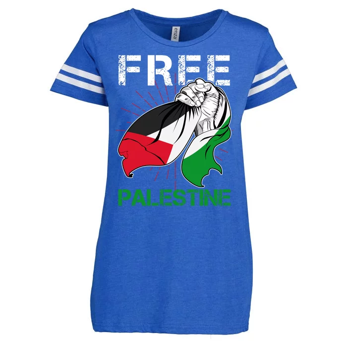 Free Palestine End War Support Palestine Enza Ladies Jersey Football T-Shirt