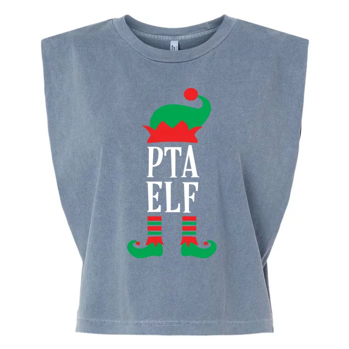 Funny Pta Elf Parent Teacher Association Gift Garment-Dyed Women's Muscle Tee