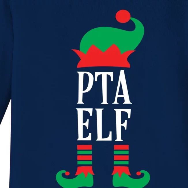 Funny Pta Elf Parent Teacher Association Gift Baby Long Sleeve Bodysuit