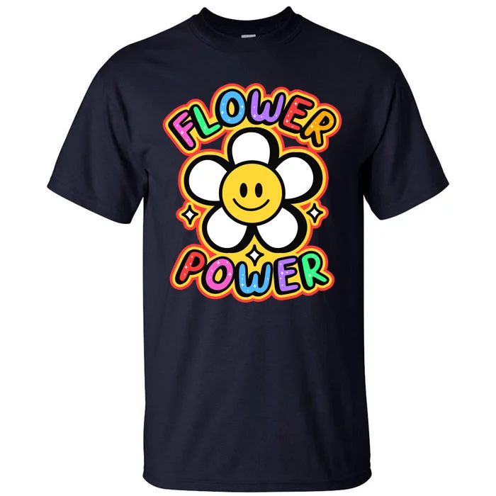 Flower Power Emoji Tall T-Shirt