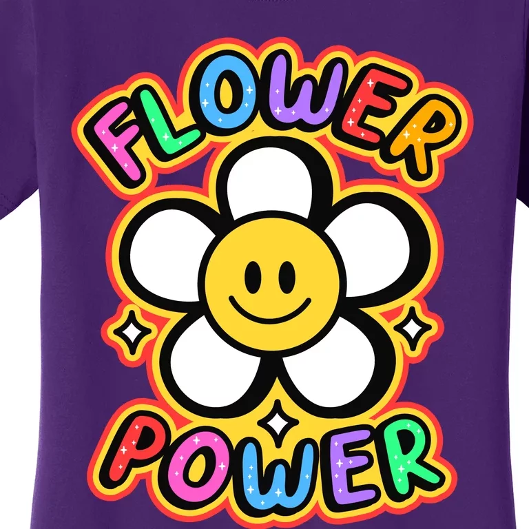 Flower Power Emoji Women's T-Shirt