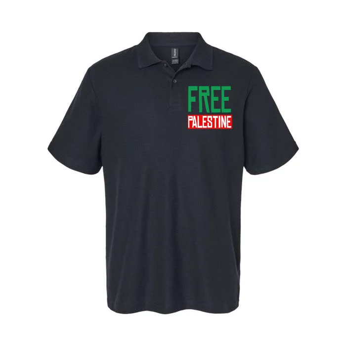 Free Palestine End Israel Softstyle Adult Sport Polo