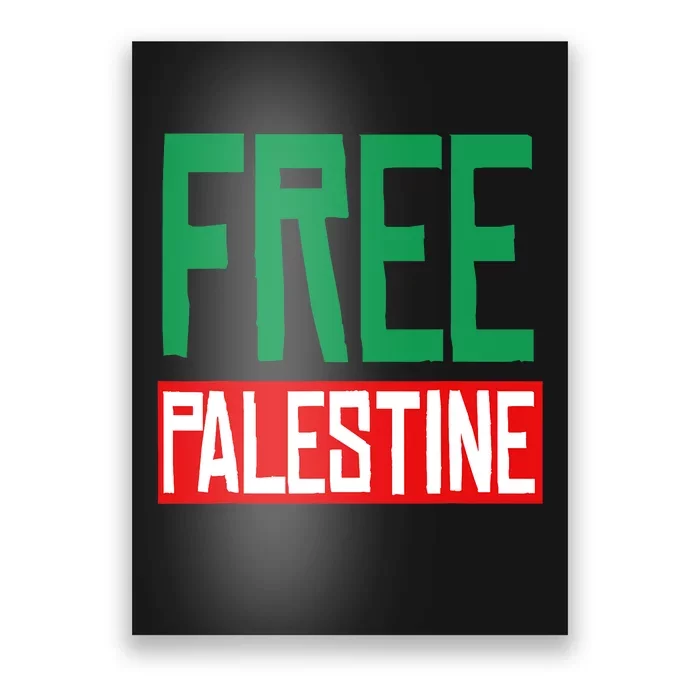 Free Palestine End Israel Poster