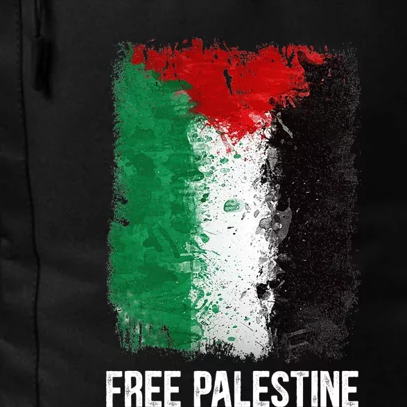 Free Palestine Free Palestine Flag Support Ghaza Peace Daily Commute Backpack