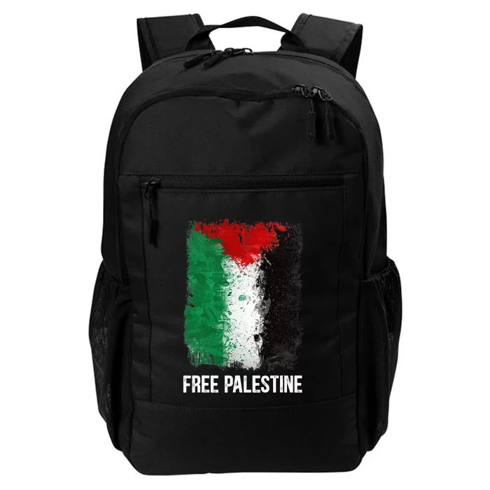 Free Palestine Free Palestine Flag Support Ghaza Peace Daily Commute Backpack