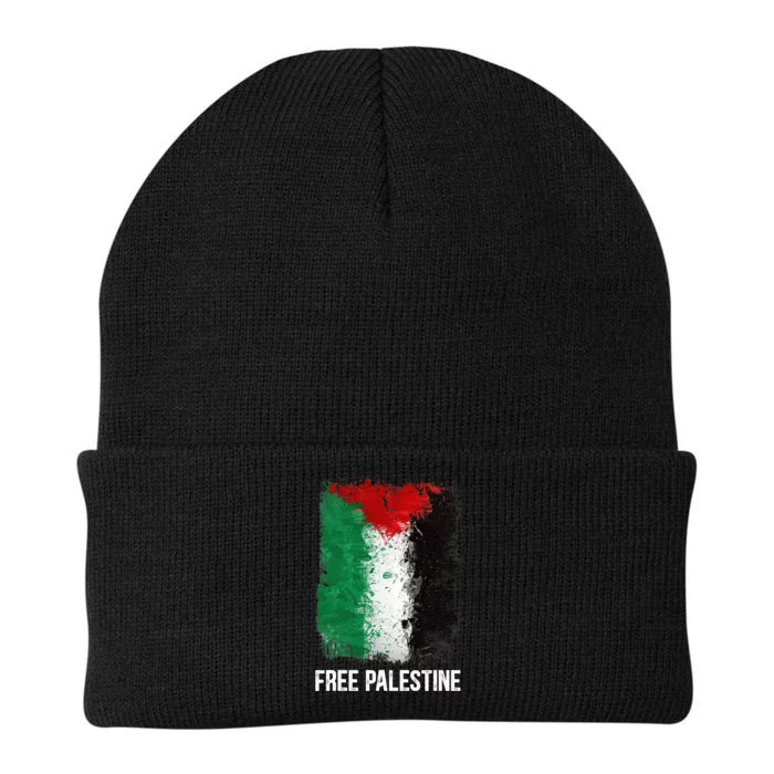 Free Palestine Free Palestine Flag Support Ghaza Peace Knit Cap Winter Beanie