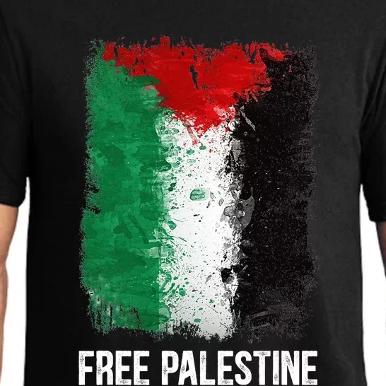 Free Palestine Free Palestine Flag Support Ghaza Peace Pajama Set