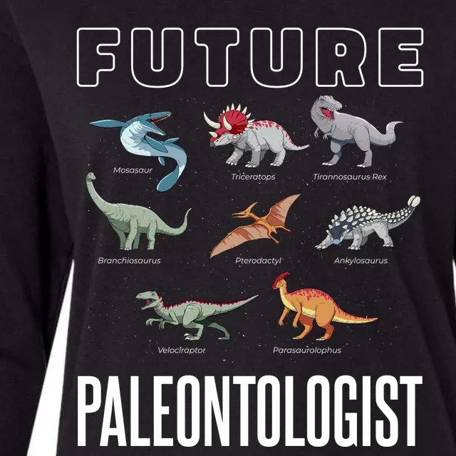 Future Paleontologist Womens Cotton Relaxed Long Sleeve T-Shirt