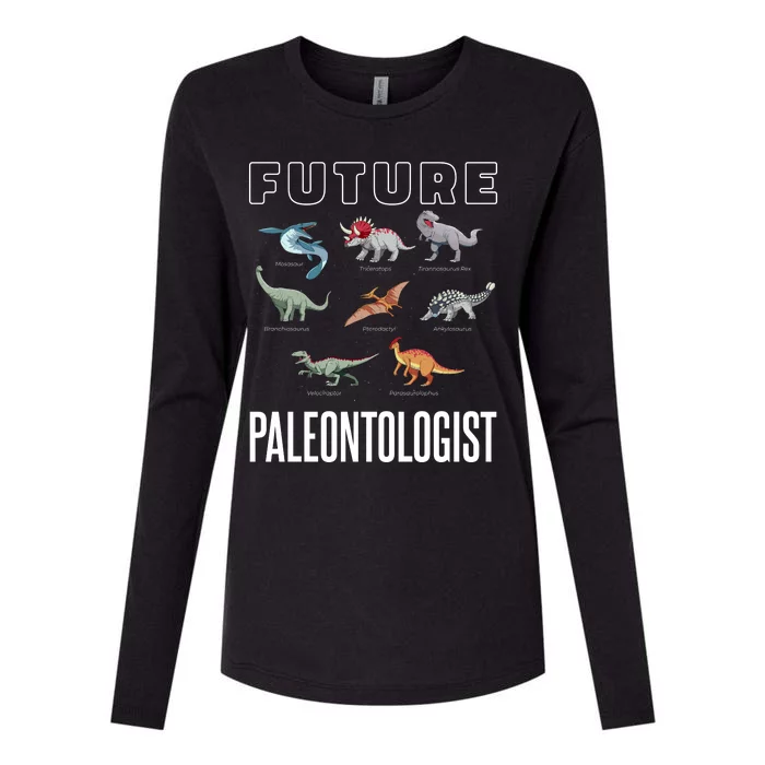 Future Paleontologist Womens Cotton Relaxed Long Sleeve T-Shirt