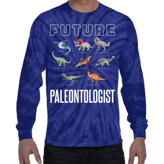 Future Paleontologist Tie-Dye Long Sleeve Shirt